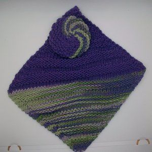 Handmade Knit Wash Dish Spa Cloth Scrubbie Set